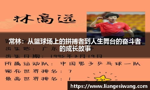 常林：从篮球场上的拼搏者到人生舞台的奋斗者的成长故事
